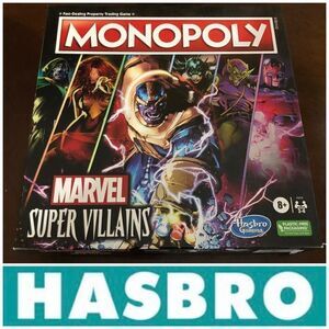 HASBRO - NWT Monopoly Marvel Super Villains Edition. Sealed Box